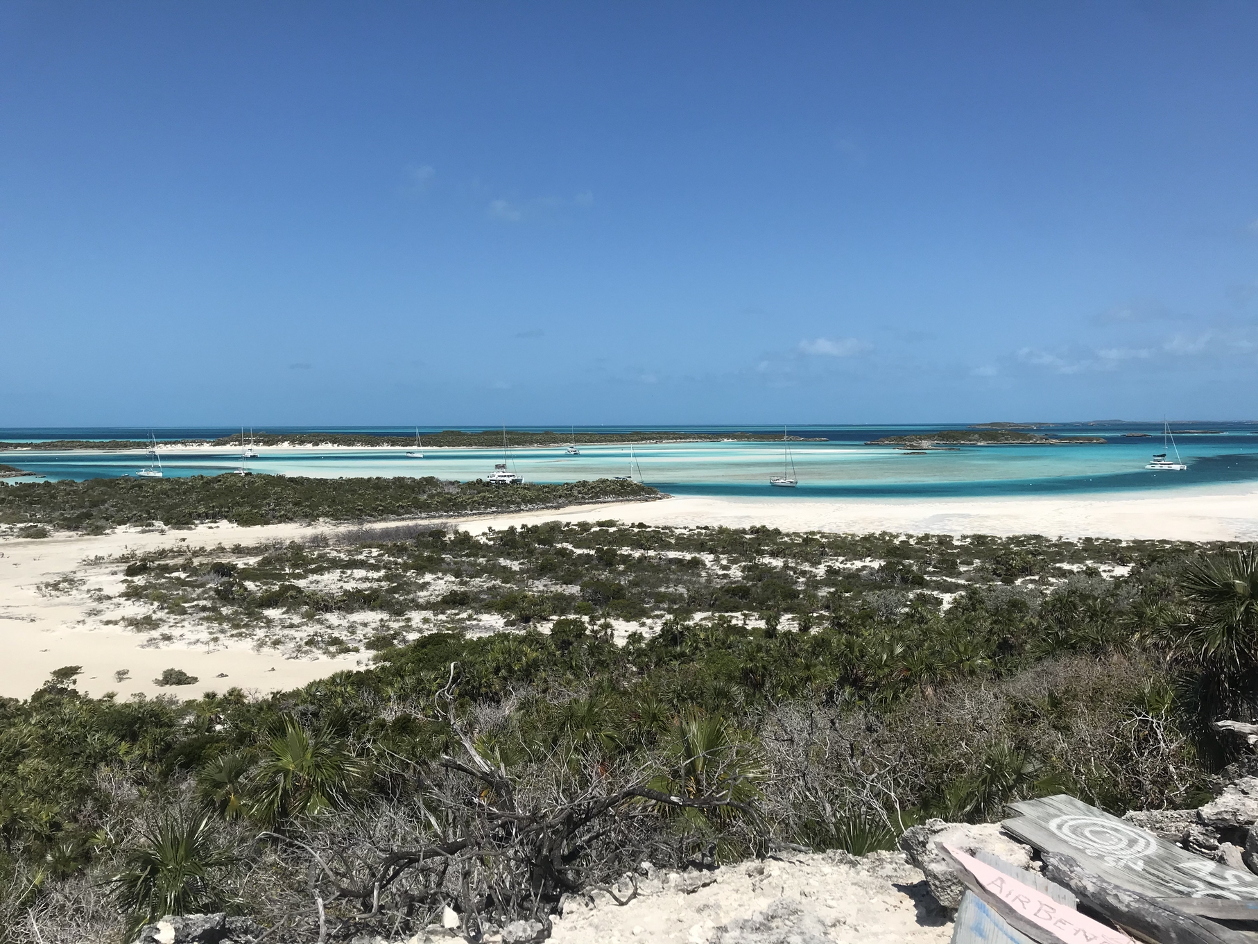 Exumas Land & Sea Park, and a big problem on the way to Staniel Cay – S ...